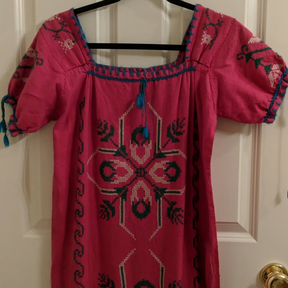 Vintage handmade Mexican Dress